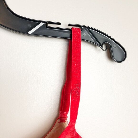 Victoria's Secret Lined Perfect Coverage Metallic Glittery Red Bra 32DD - Picture 5 of 7